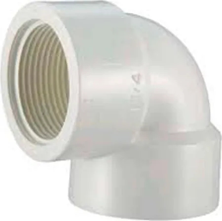 Foto de Codo 90° PVC Rosca Hembra (Agua Fría) — CharaTools