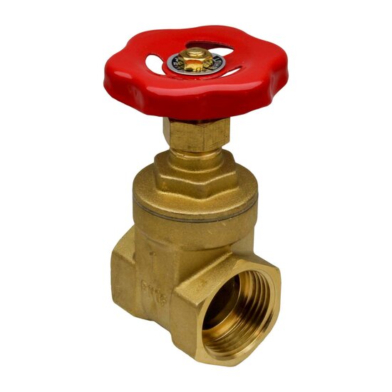 Foto de Válvula de Compuerta (Bronce/Roja): Estándar — CharaTools