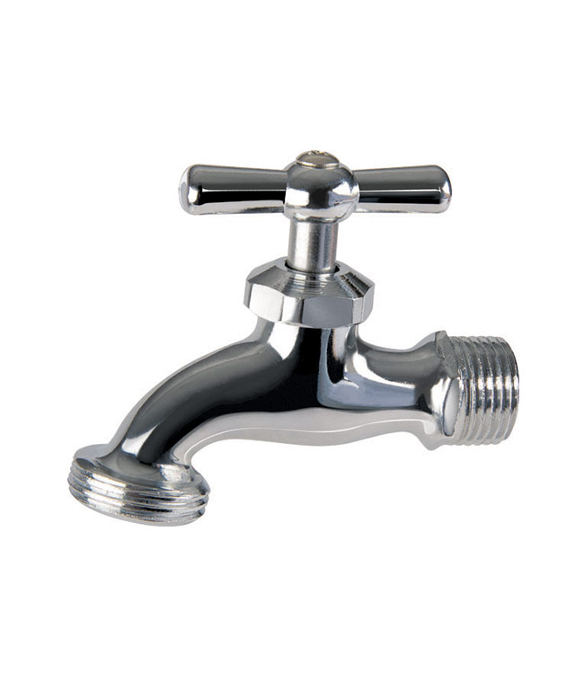 Foto de Llave de Chorro 1/2 Cromada de Lujo — CharaTools