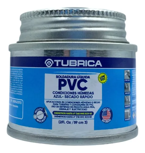 Soldadura para PVC Condiciones Húmedas 1/64 Galón