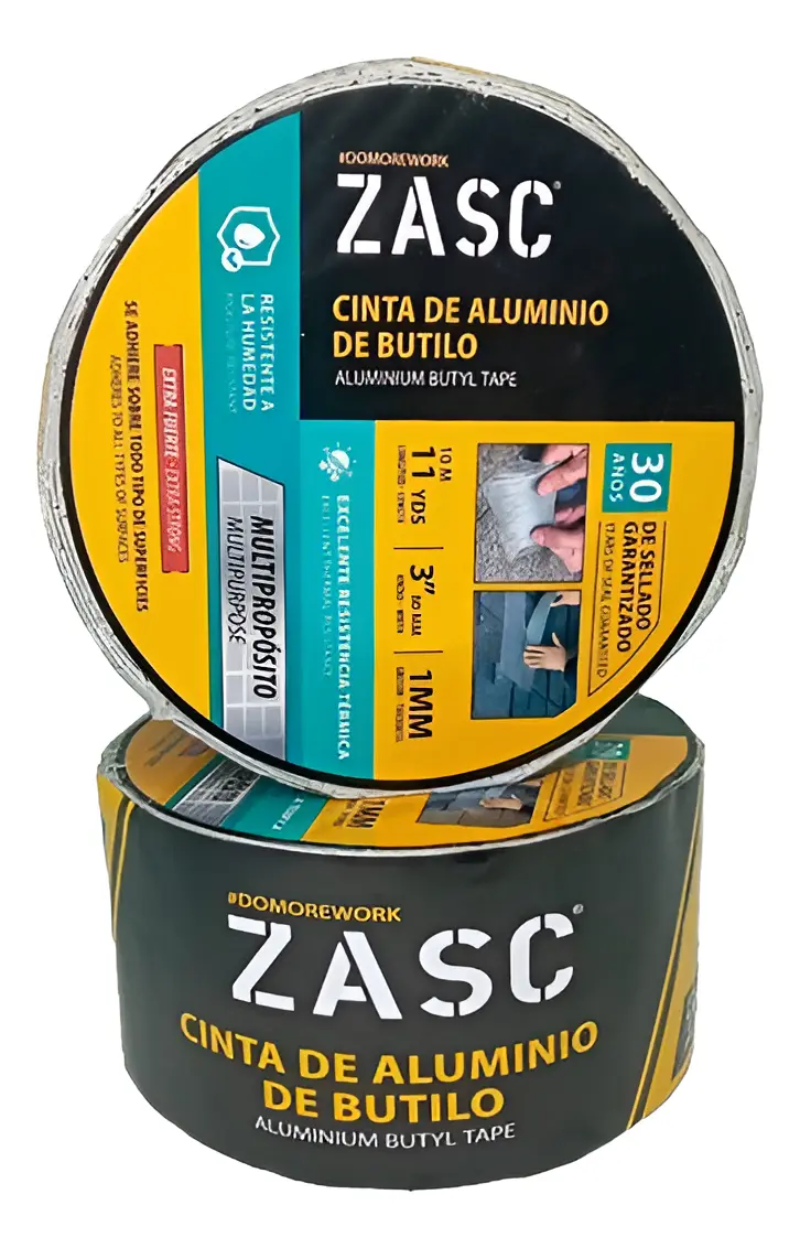 Foto de Cinta de Aluminio de Butilo Zasc — CharaTools