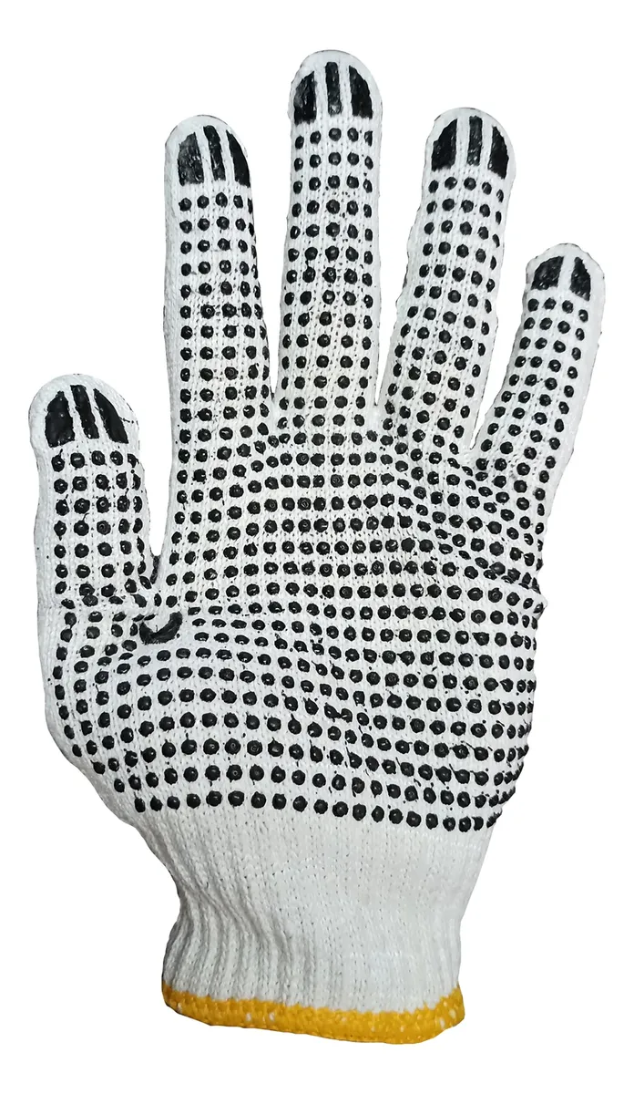 Foto de Guantes de Tejido con Puntos de PVC — CharaTools