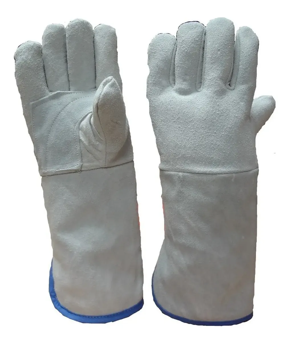 Foto de Guantes de Carnaza Largo para Soldador 16" — CharaTools